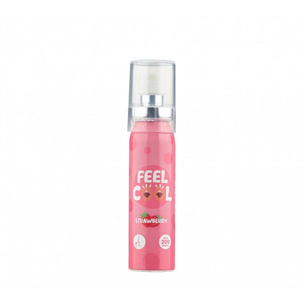 Feel Cool Strawberry Mouth Freshener Spray Alcohol-Free 200 Sprays, 20 ml