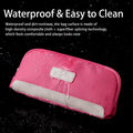 Nohoo Pencil Bag Fabric Synthetic Vegan Leather Rose Red 21 x 9 x 5 cm