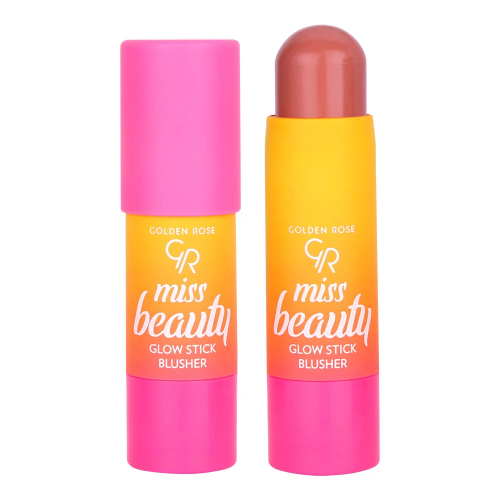 Golden Rose Miss Beauty Glow Stick Blusher Creamy Finish Dusty Rose 02