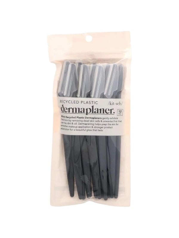 Kitsch Dermaplaner Facial Razors Exfoliating Tool, 12 Pieces