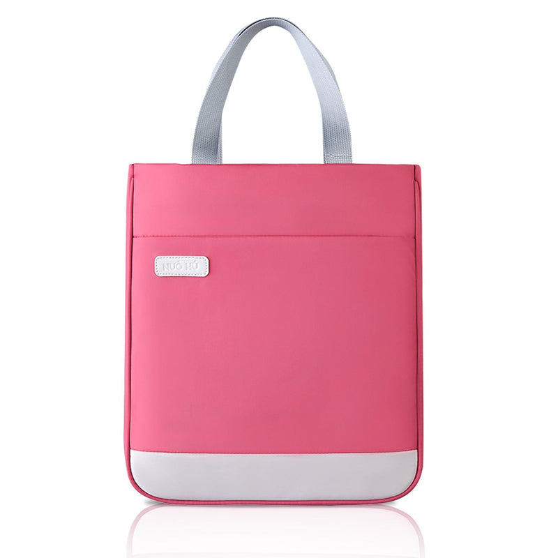 Nohoo School Hand Bag Polyester Water-Resistant Rose Red