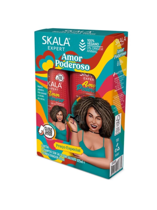 SKALA Love Pot Hair Repair Shampoo and Conditioner Set for Damaged Hair, 2 x 325 ml