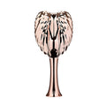 Tangle Angel Professional Large Hair Brush Rose Gold Memory-Flex Bristles