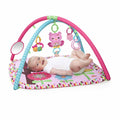 Bright Starts Charming Chirps Baby Activity Gym, 4 Melodies, 5 Take-Along Toys