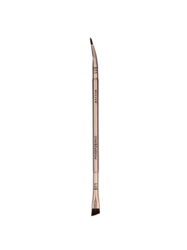 Bolver B11 Double-Ended Eyeliner and Eyebrow Brush, Angled and Spiral Tips