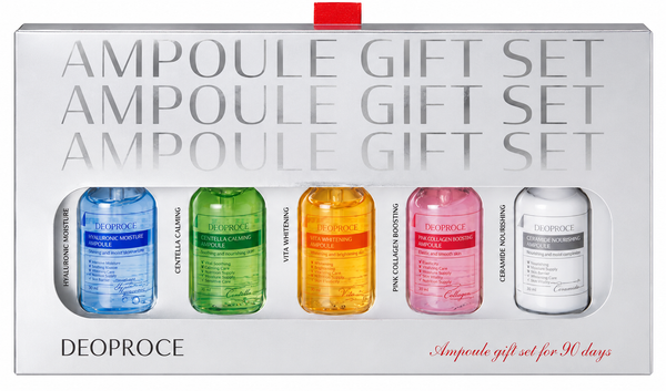 Deoproce Skin Care Serum Set Hydrating and Radiance Care 5 Pieces