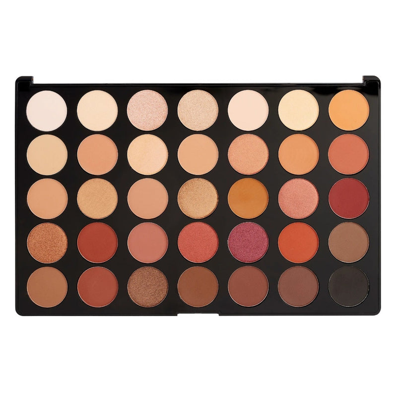 Profusion Cosmetics Ultra Warm Eyeshadow Palette, 35-Shade Multi-Finish Warm Tones