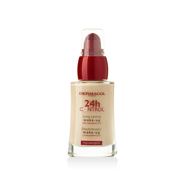 Dermacol 24 H Control Make-Up Foundation Pump Foundation With Coenzyme Q10 No. 4 Tan