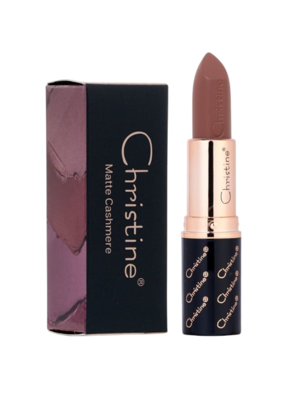 Christine Berry 2 Cashmere Lipstick Velvety Matte Shea Butter CH019-N