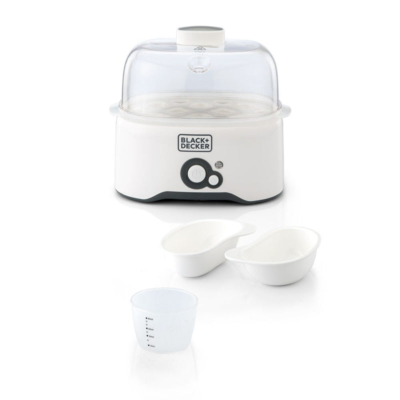 Black & Decker Egg Cooker EG200-B5 280W 7-Egg Capacity with Poaching Pans