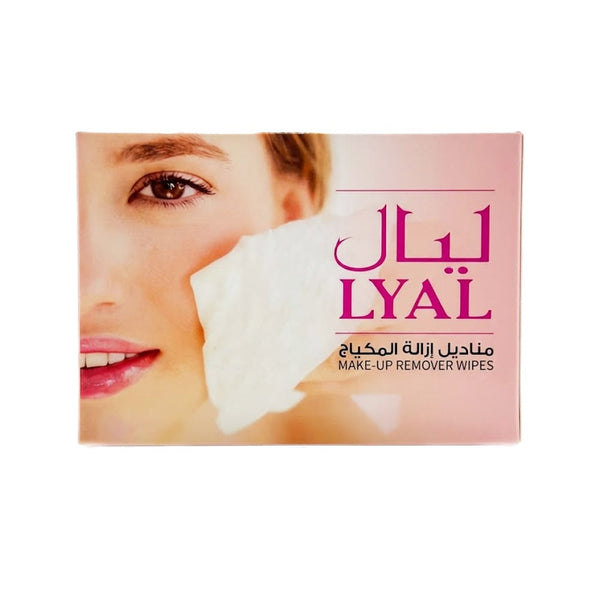 Lyal Makeup Remover Wipes, Face Eye and Lip Cleansing, 20 Wipes