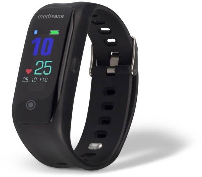 Medisana ViFit Touch Activity Tracker Smartwatch with Heart Rate Monitor Black