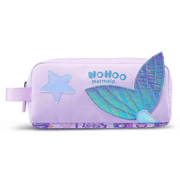 Nohoo Kids Mermaid Pencil Case Color Bag, Purple, Zipper Storage Pouch