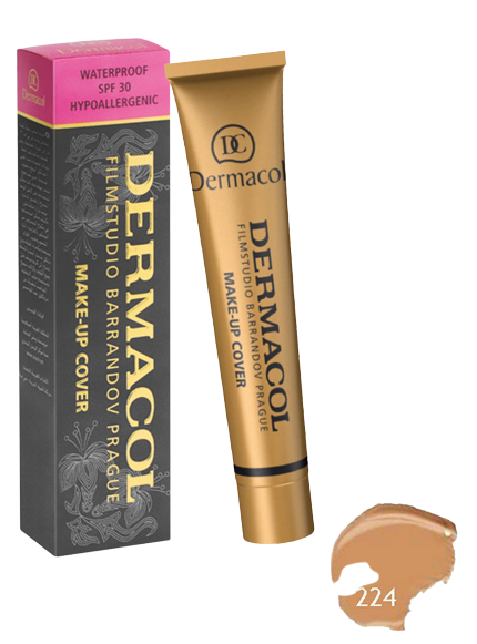 Dermacol Make-Up Cover Foundation High Coverage Water-Resistant Shade 224