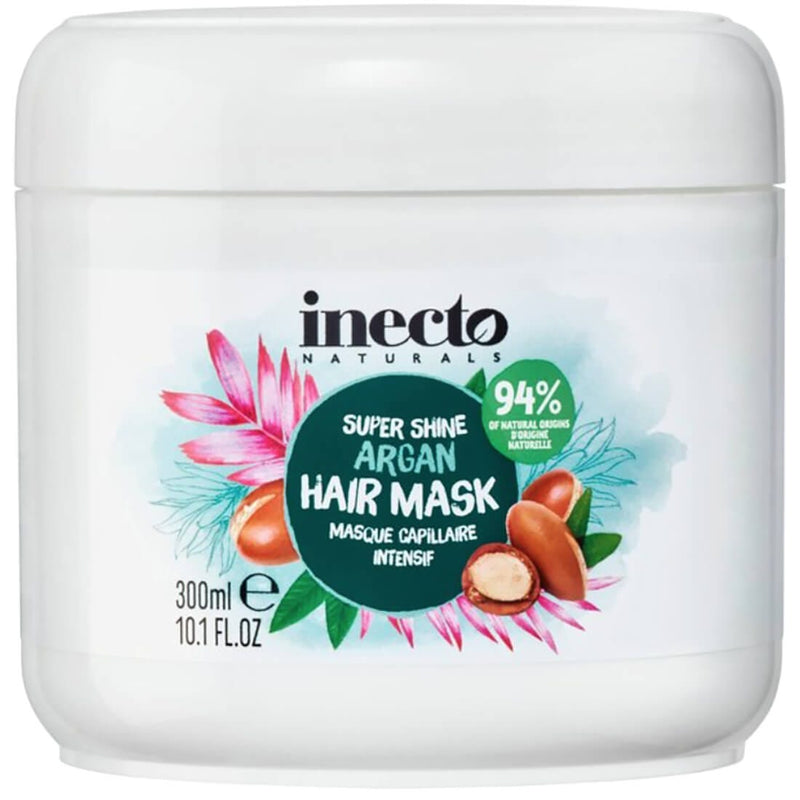 Inecto Naturals Argan Hair Mask Cream with Organic Argan Oil, 300ml