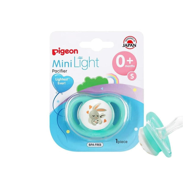 Pigeon MiniLight Pacifier Small Rabbit Shape BPA-Free 0+ Single