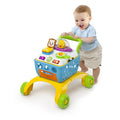 Bright Starts 4-in-1 Shop 'n Cook Walker Activity Toy with Popcorn Sounds and Shape Sorter