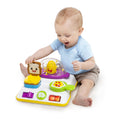 Bright Starts 4-in-1 Shop 'n Cook Walker Activity Toy with Popcorn Sounds and Shape Sorter