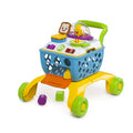 Bright Starts 4-in-1 Shop 'n Cook Walker Activity Toy with Popcorn Sounds and Shape Sorter