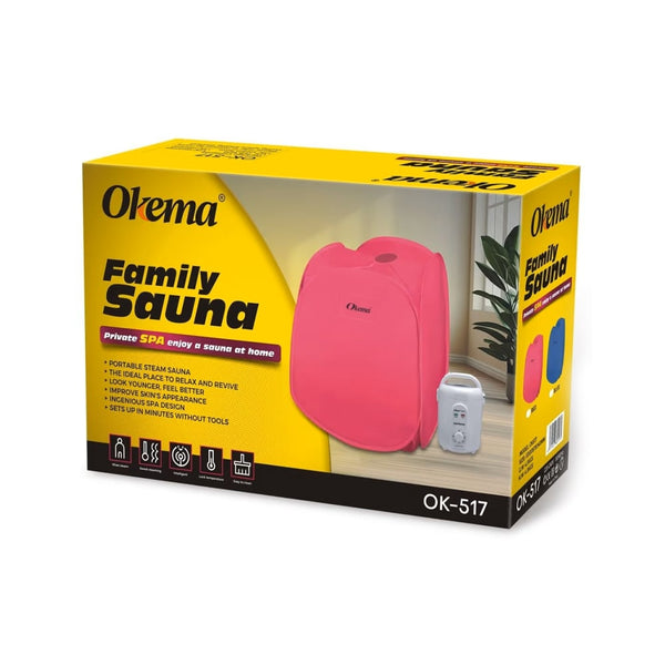 Okema Family Steam Sauna OK-517 Portable Home Sauna with Steam Generator