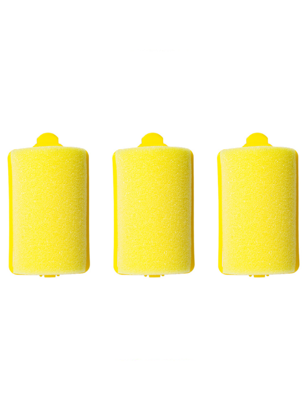 Salon System Sponge Hair Rollers Foam Heatless Hair Styling Rollers Random Color