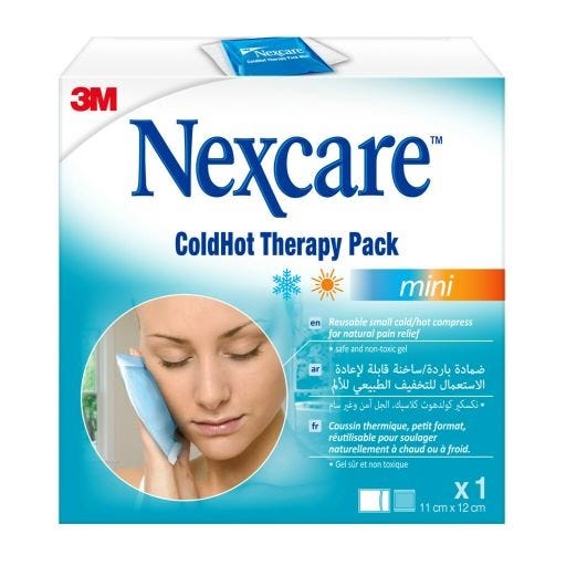 Nexcare ColdHot Therapy Pack Mini Reusable Hot Cold Compress Non-Toxic Gel 1 Pack