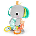Bright Starts Explore & Cuddle Elephant Soft Toy with 6 Sensory Activities