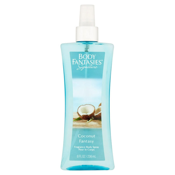 BODY FANTASY Body Splash Coconut Tropical Fragrance with Pineapple and Floral Notes 236 ml