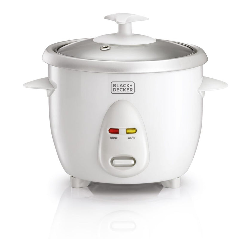 Black & Decker Automatic Rice Cooker with Nonstick Bowl and Steaming Tray