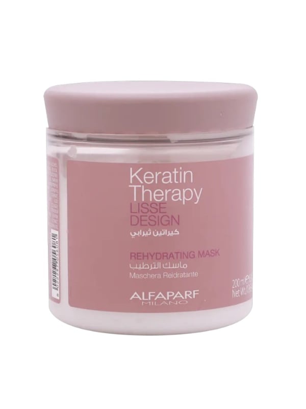 Alfaparf Milano Keratin Therapy Rehydrating Hair Mask Liquid Keratin 200 ml