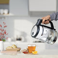 Black&Decker Double Wall Glass Kettle GK220-B5 1.7L 2200W Blue LED