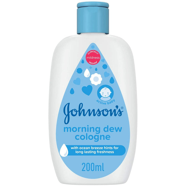 Johnson & Johnson Baby Cologne Morning Dew Ocean Breeze Scent 200 ml