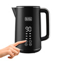 Black & Decker Digital Kettle 1.7L 2200W Touch Controls Black JCD200-B5