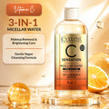 Eveline C Sensation Vit C Vitality Micellar Water Liquid Antioxidant Formula 400ml