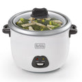 BLACK+DECKER Automatic Rice Cooker, Nonstick Removable Bowl, Keep Warm Function