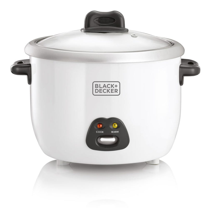 BLACK+DECKER Automatic Rice Cooker, Nonstick Removable Bowl, Keep Warm Function