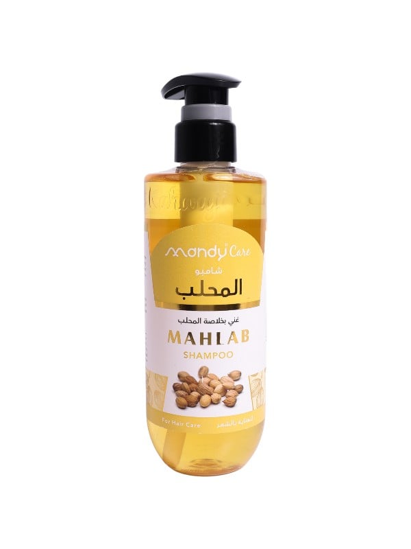 Mandy Care Mahlab Shampoo Nourishing Daily Care Natural Mahaleb Extract All Hair Types 400 ml