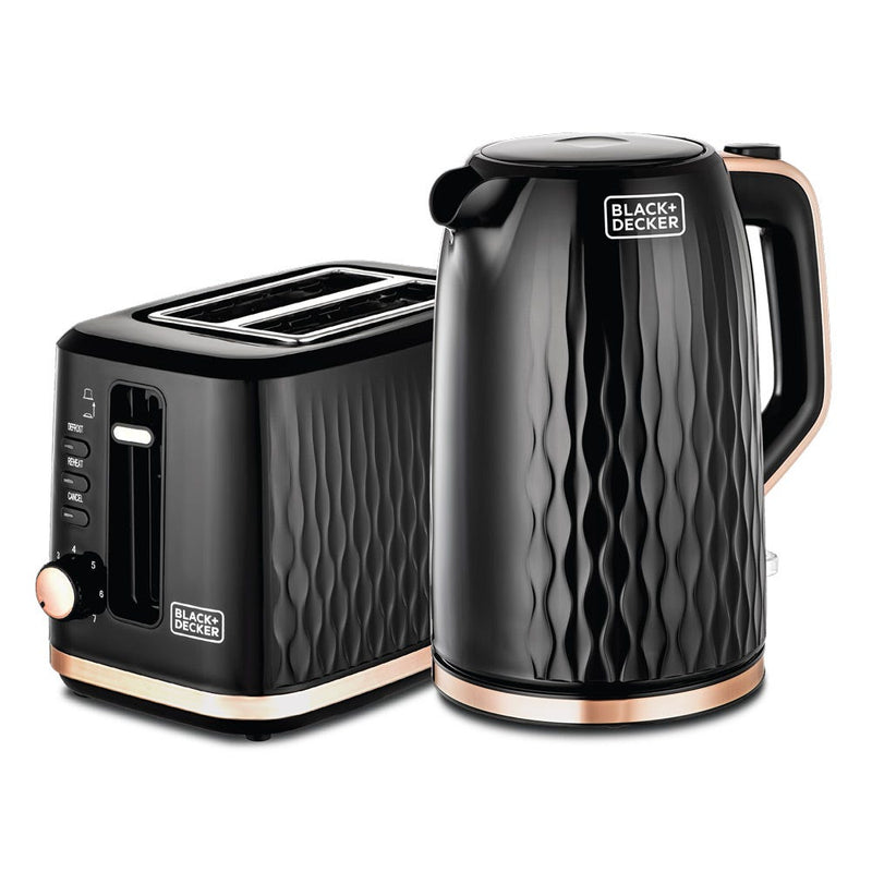 Black & Decker Breakfast Set MBF90-B5 1.7L Kettle and Toaster 7-Level Browning