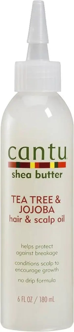 Cantu Shea Butter Tea Tree & Jojoba Hair and Scalp Oil Liquid Formula 180 ml