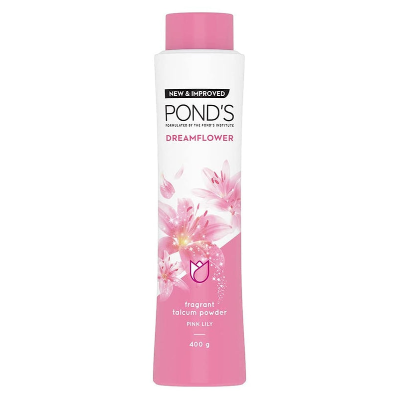 POND'S Dream Flower Talc Powder Moisture-Absorbing Pink Lily Fragrance 400g