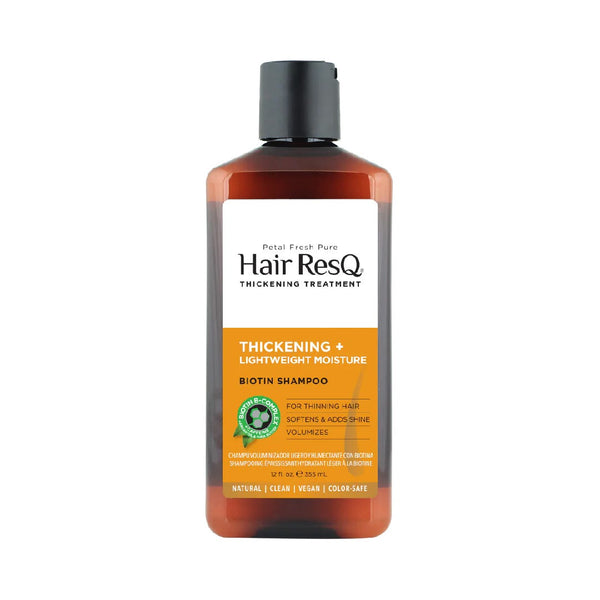 Petal Fresh Hair ResQ Thickening Shampoo Biotin Caffeine Argan Oil Shea Butter 355ml
