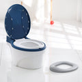 Eazy Kids Potty Training Seat with Removable Bowl and Pee Guard, Blue