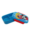First Kids Mickey Mouse Lunch Box With Inner Container, Clip-Lock Closure