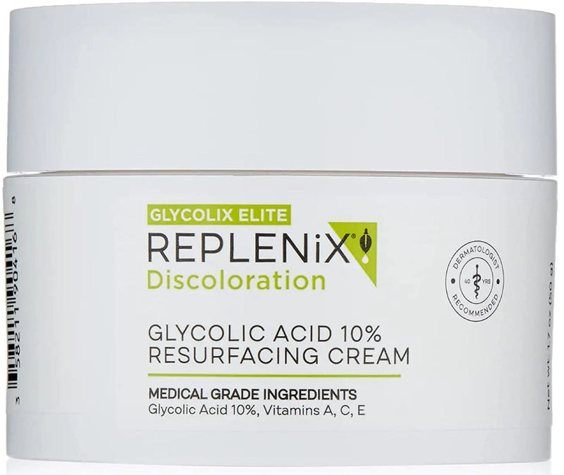 Replenix Glycolix Elite Facial Cream 10% Glycolic Acid Resurfacing Cream 46 g