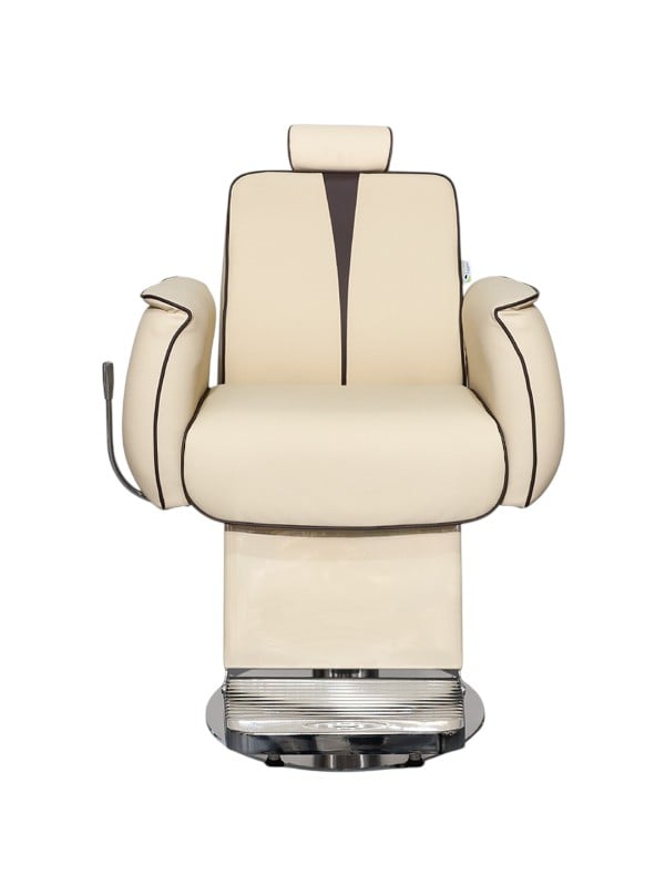 System Salon BX13 Hair Cutting and Makeup Chair Hydraulic Beige and Brown