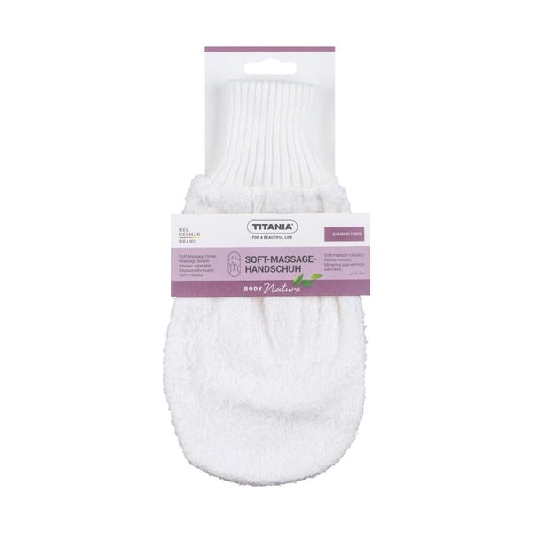 Titania Soft Body Massage Loofah Mitt, Ultra-Soft Fibers, Multiple Colors