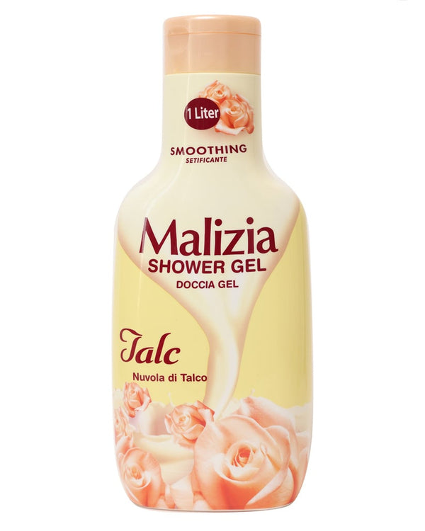 Malizia Shower Gel Talc Scented Body Wash 1000ml