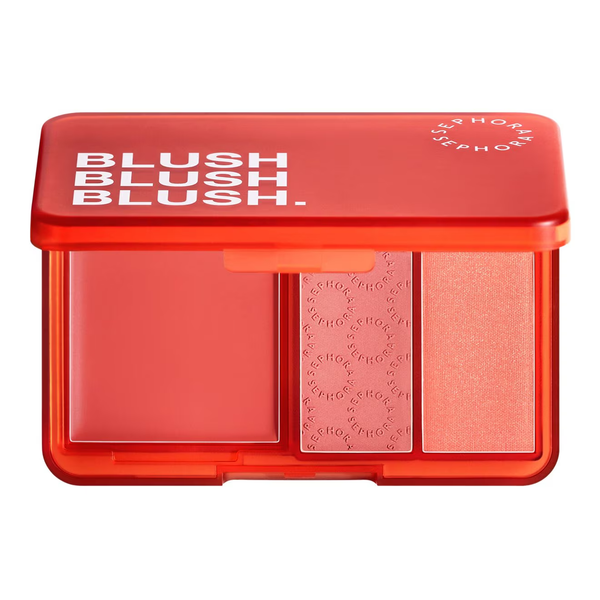 Sephora Blush Palette Trio Sunset Chaser 02, Lightweight Blendable Powder Blush