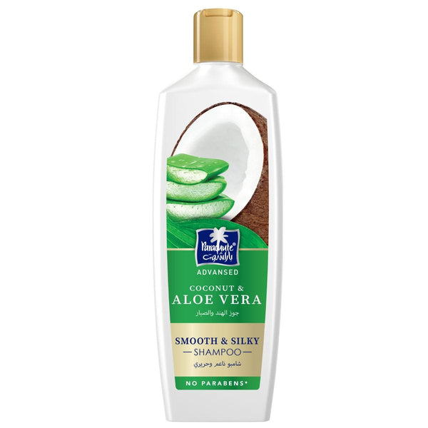 Parachute Advansed Coconut & Aloe Vera Soft & Silky Shampoo, Fruity Floral Scent, 340 ml