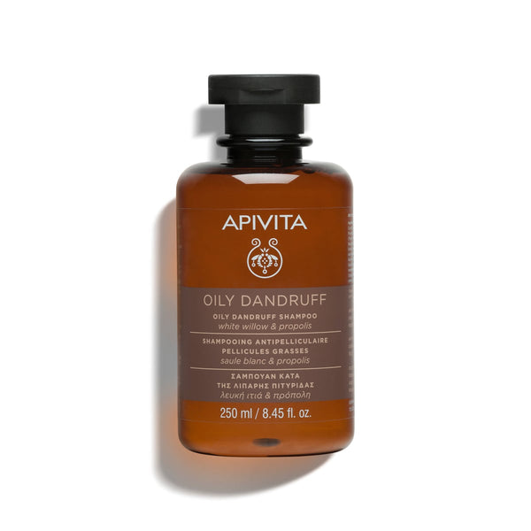 Apivita Oily Dandruff Shampoo White Willow Propolis Thyme Lavender Rosemary 250ml